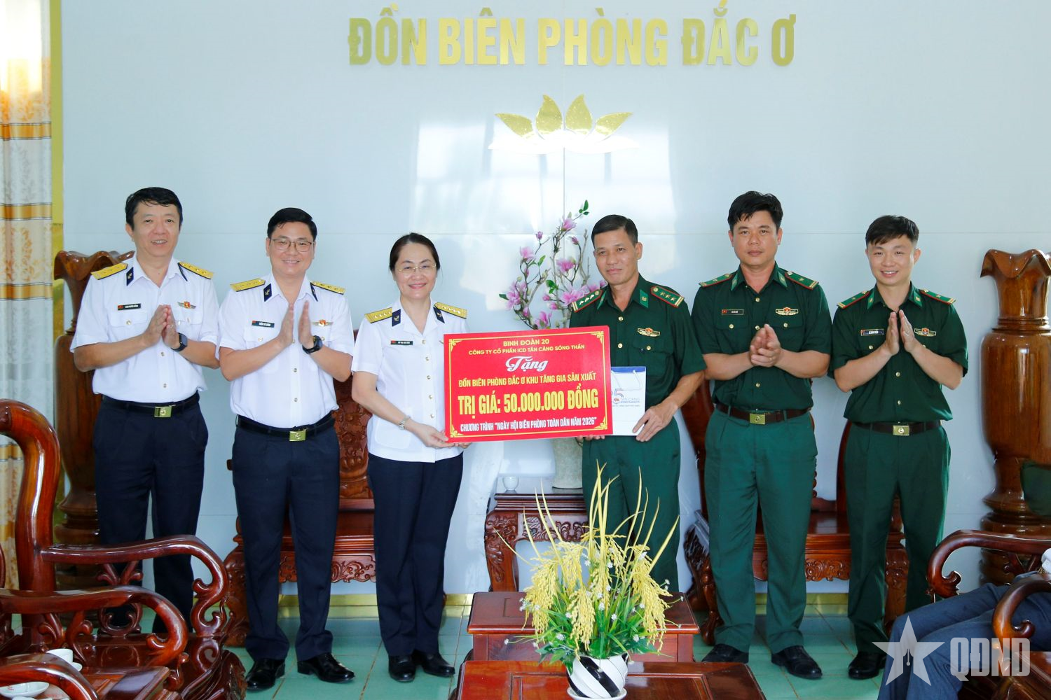 ICD Tân Cảng Sóng Thần: Ấm áp nghĩa tình biên cương